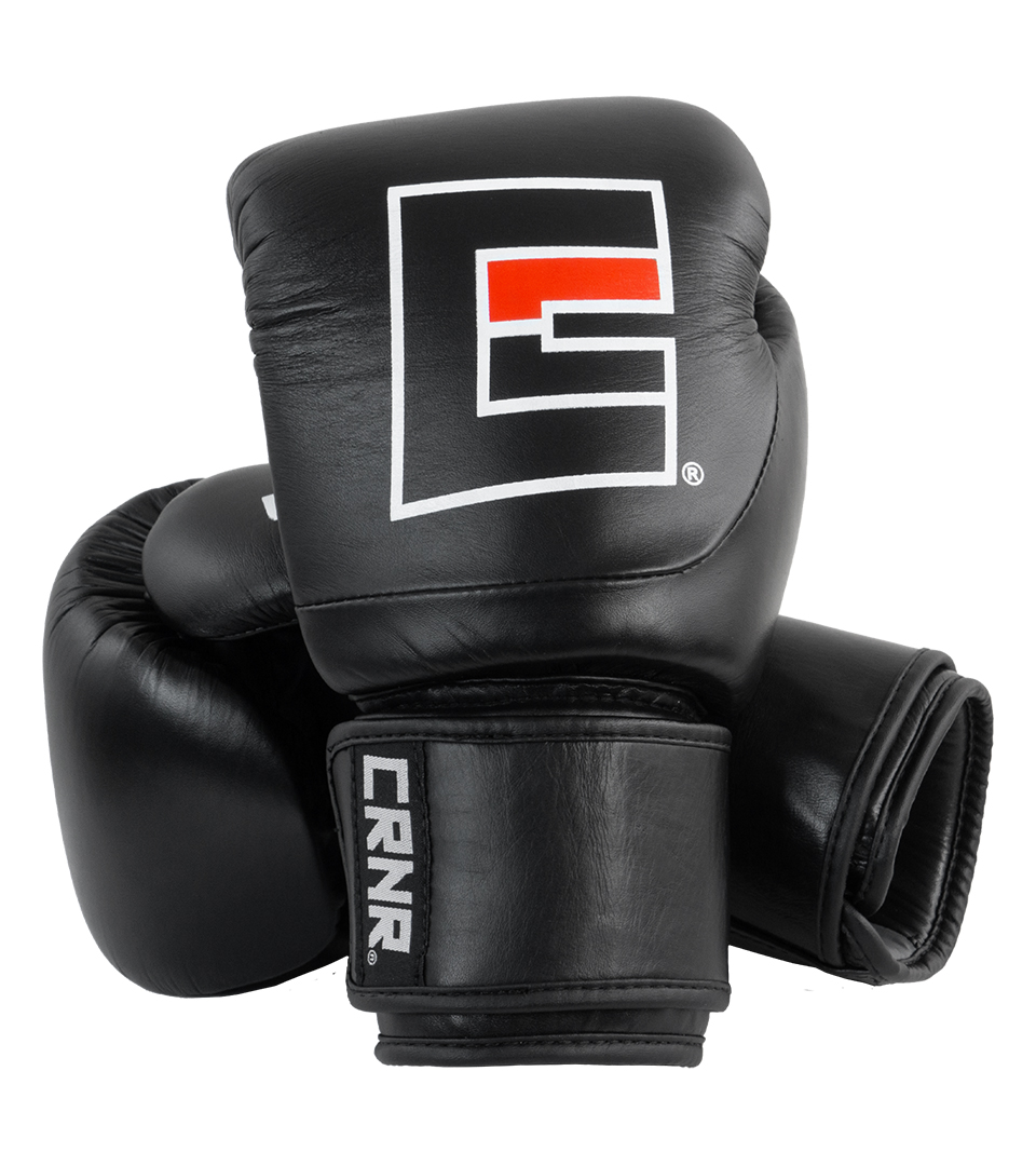 FUDO Supreme Black Leather Velcro Muay Thai Kickboxing Gloves – IKKEN SPORTS