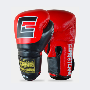 MMA Training Gloves  Supreme Boxing Gloves for Men & Women. 8,10,12,14 &  16oz Boxing Gloves (Red-Black)