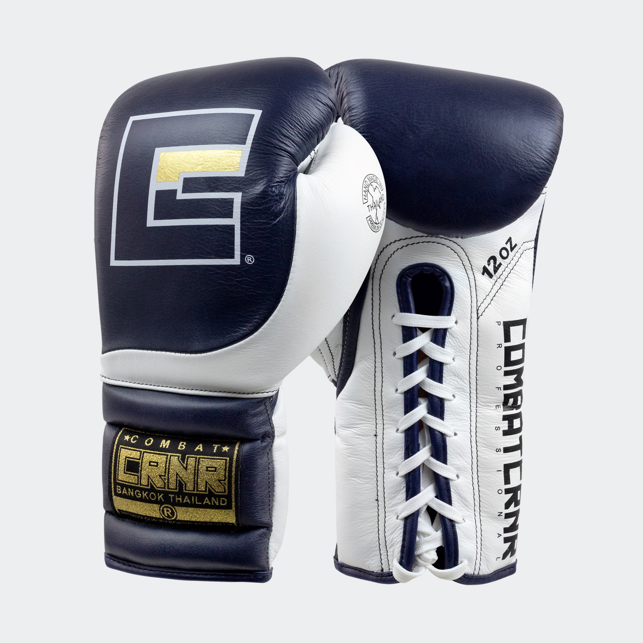 HMIT Lace Up Sparring Gloves | Navy | Combat Corner