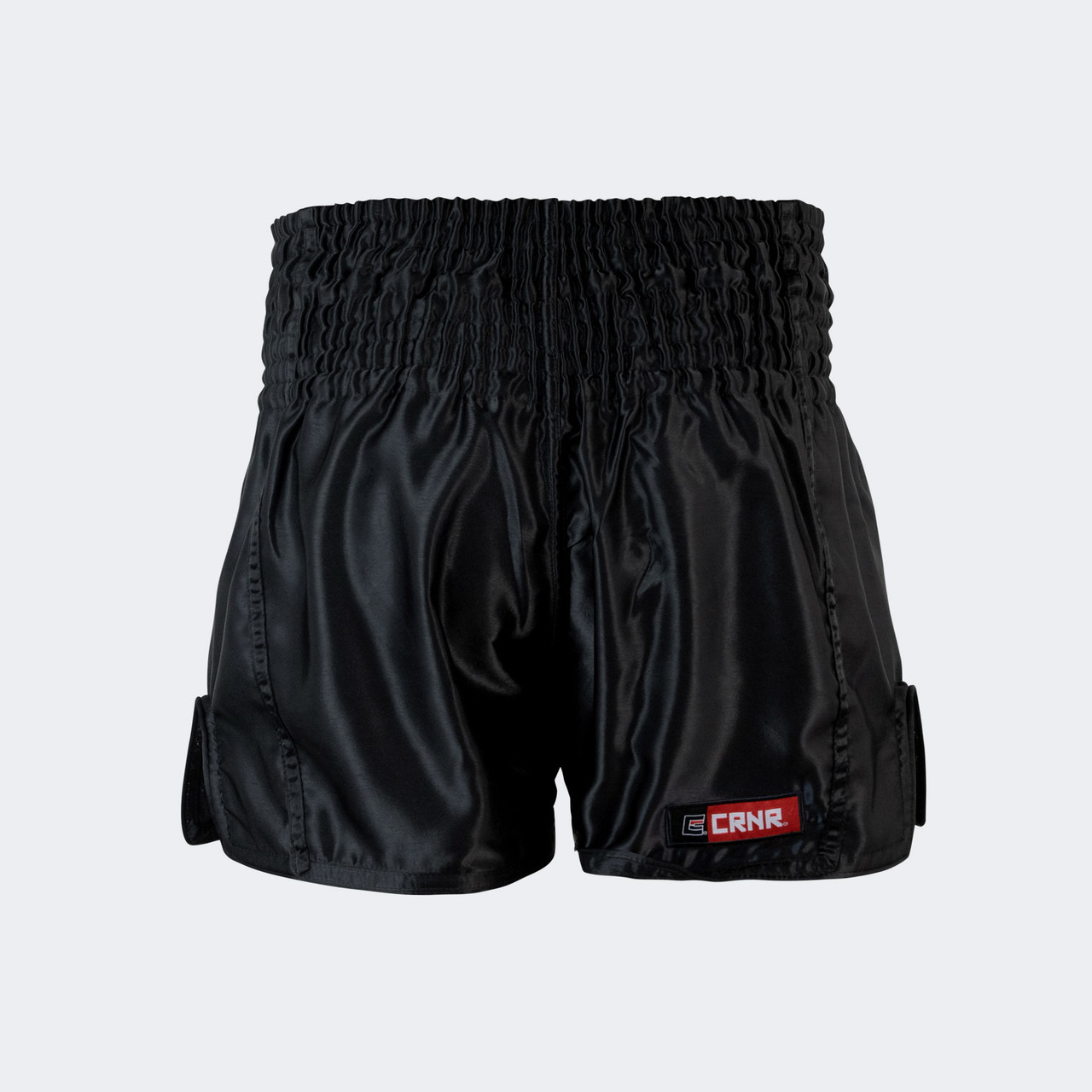 Shorts De Combat Muay Thai / MMA | Polyester Respirant, Taille élastique, Unisexe (3XL, Noir)