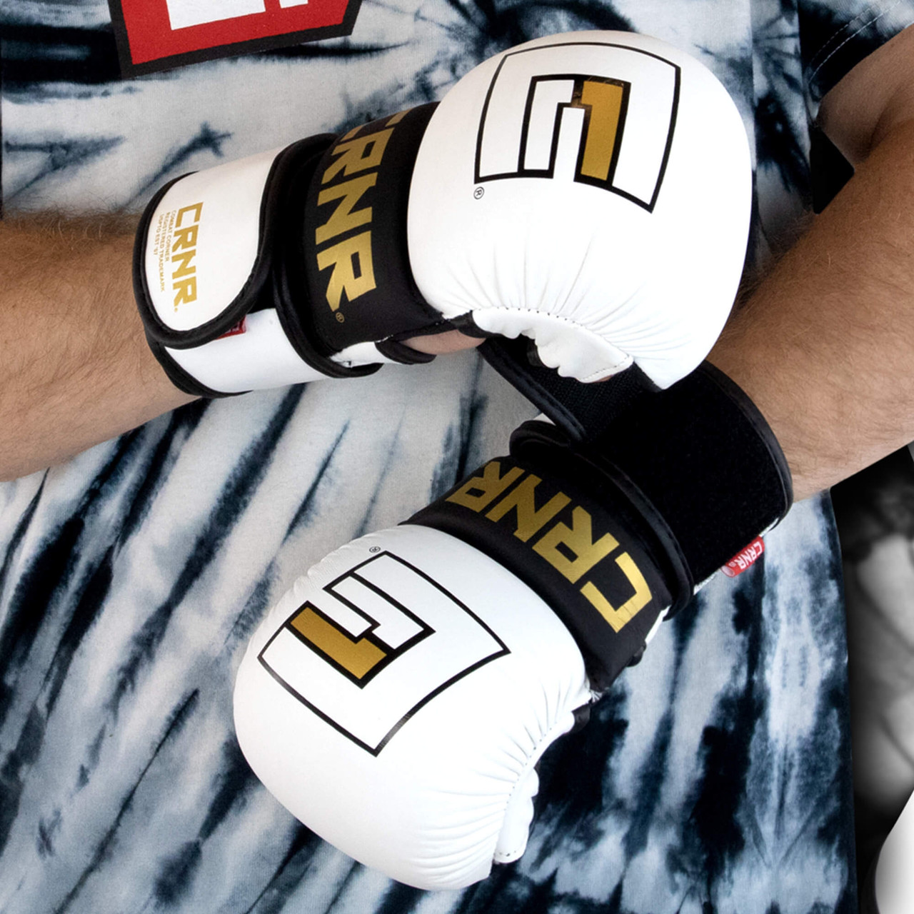 MMA Spar Gloves | White | Combat Corner