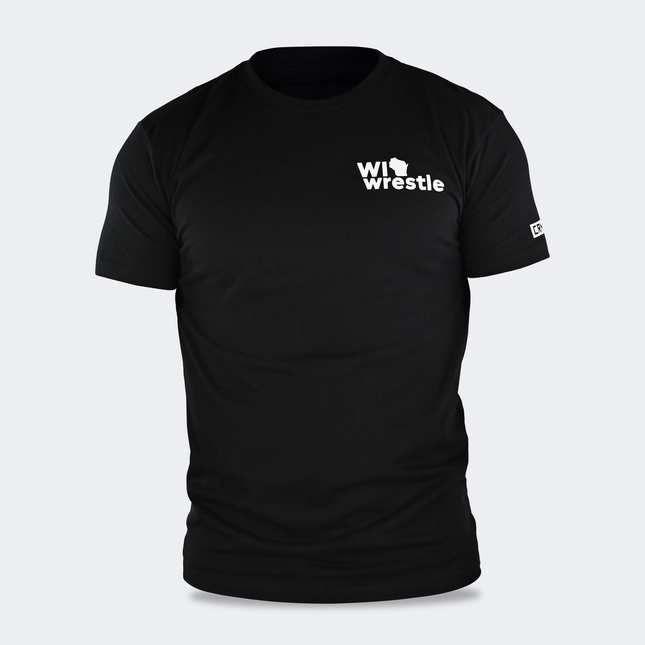 WI Wrestle Classic Tee | Black