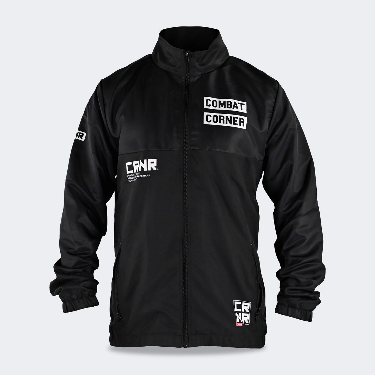 CRNR Tech Full Zip Jacket | Black