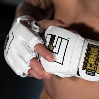 HMIT MMA Fight Gloves | White | Combat Corner