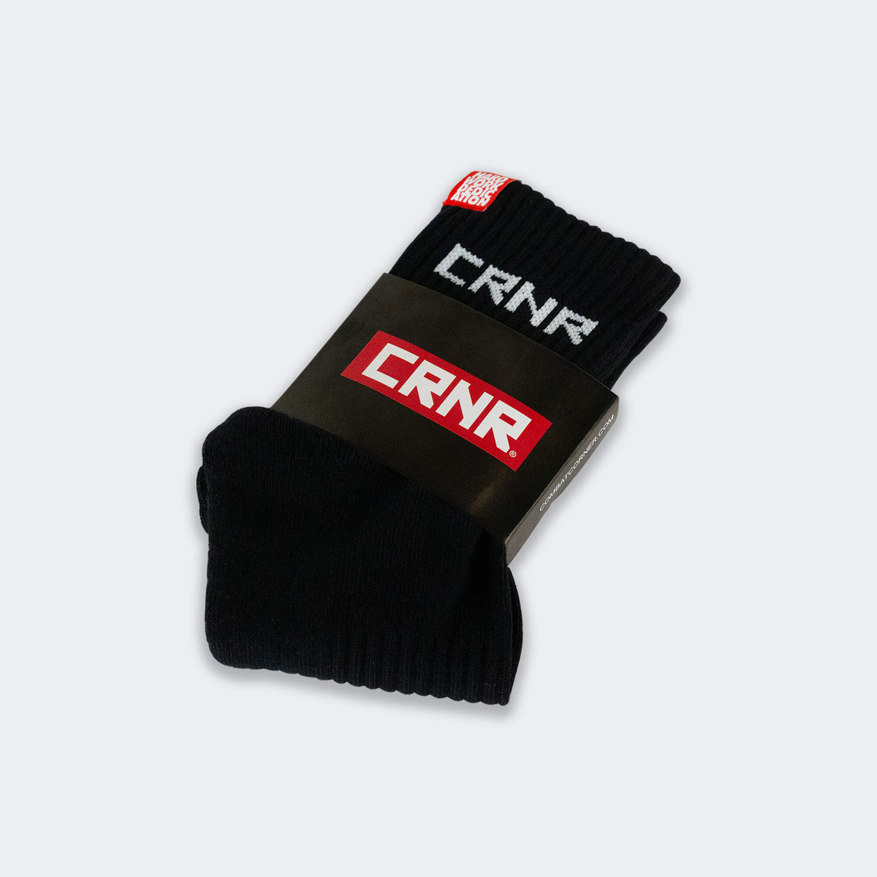 CRNR Logo Ankle Socks | Black