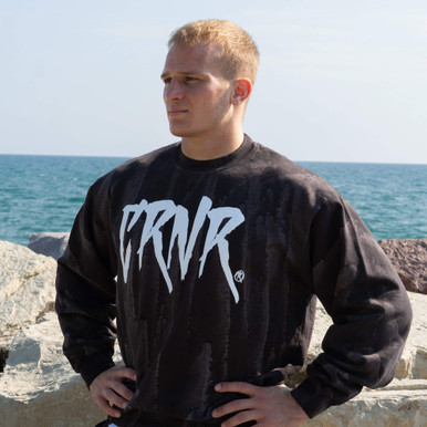 CRNR Thats a Wrap Crew | Black Drip Dye | Combat Corner