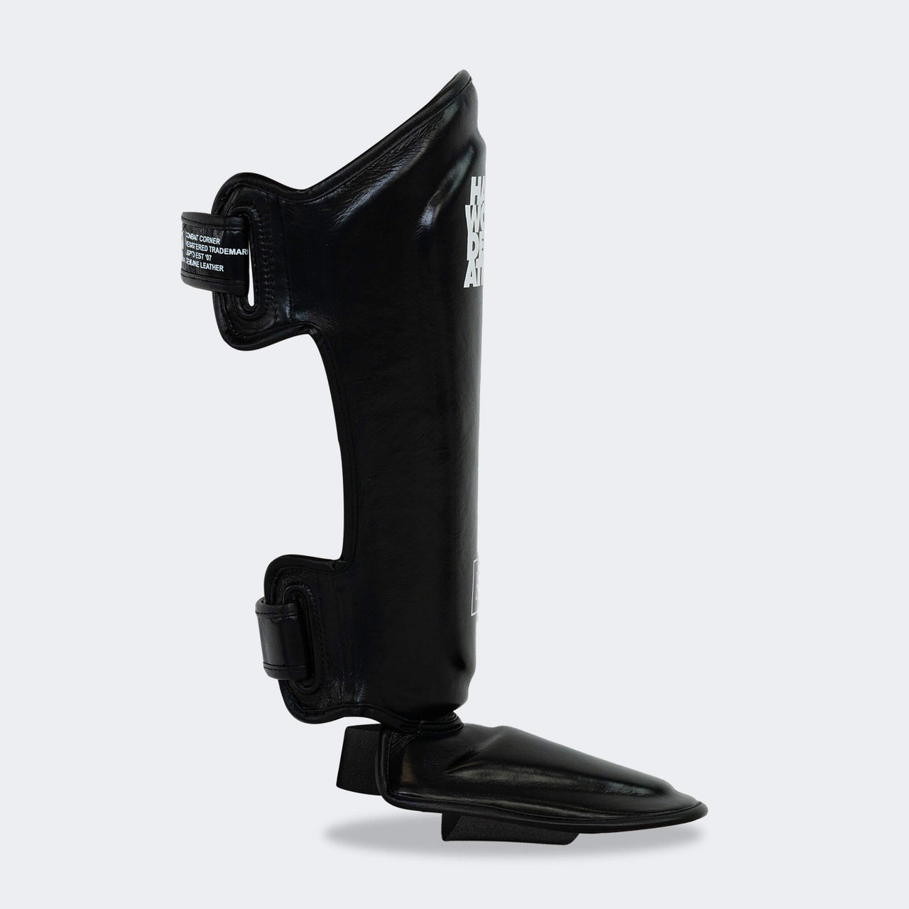 HWD Thai Boxing Shin Guards | Black | Combat Corner