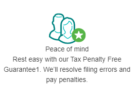 Peace of Mind, Tax Penalty Fee Guarantee, QBO Elite