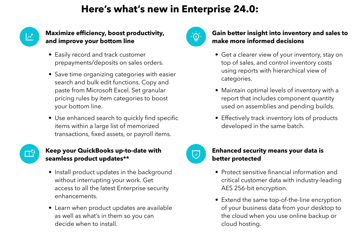 QuickBooks Enterprise 2024 Platinum Edition (Monthly) Intuit