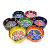 Hand Painted Turkish Ceramic Ashtray Assorted Colors 1 Count 3"