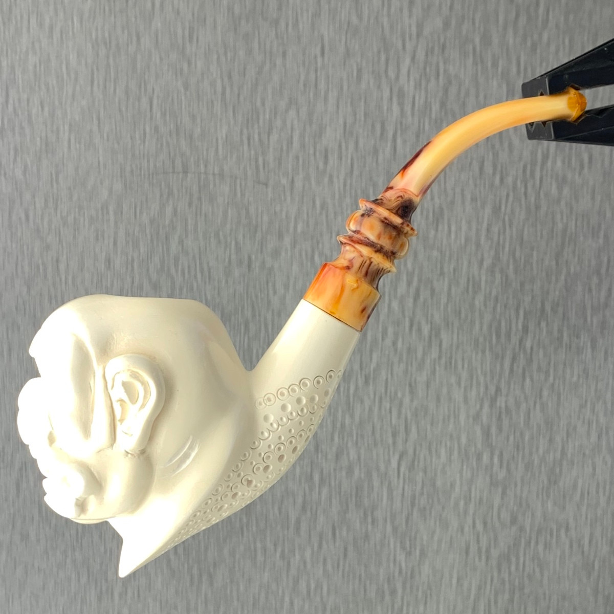 Meerschaum Banana Crazed Chimpanzee Pipe By Paykoc M01730 - Paykoc