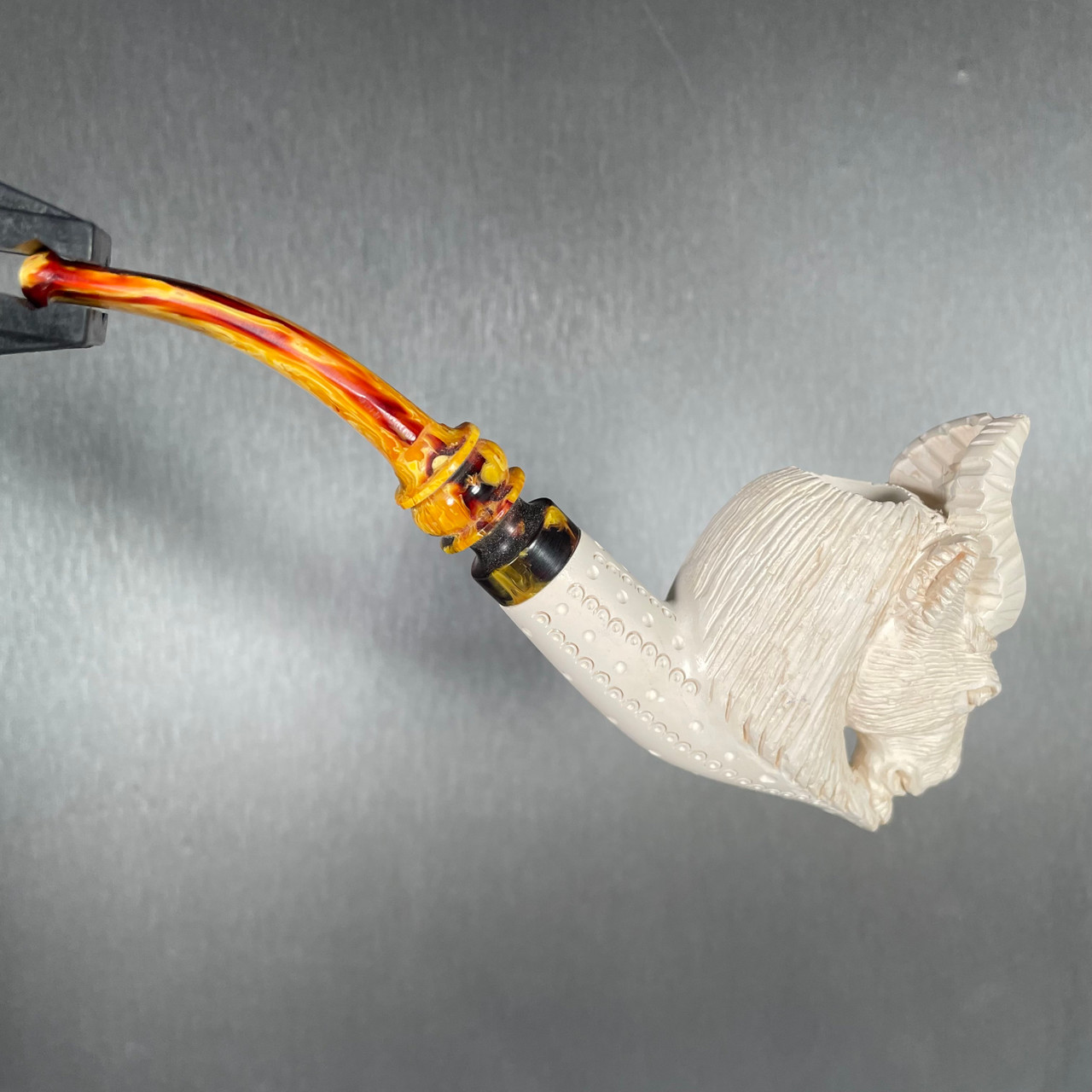 Meerschaum Goat Head Tobacco Pipe By Paykoc M01707 - Paykoc