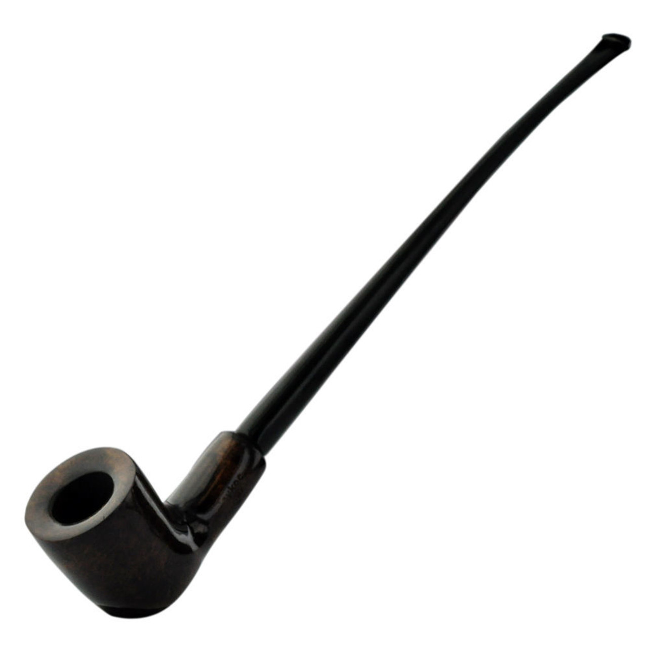 Paykoc Dark Brown Briar Churchwarden Pipe  Bent BRP