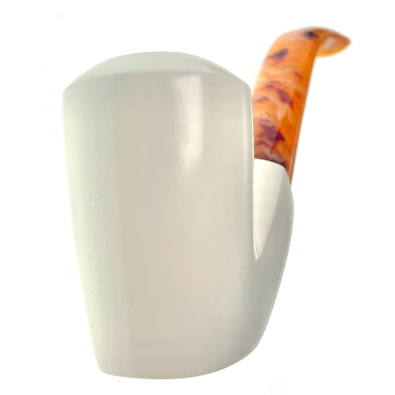 pipe tobacco burner pipe tobacco burner Stove Top Smooth Finish Panel Sided Sitter Meerschaum  Tobacco Pipe By Paykoc M03537