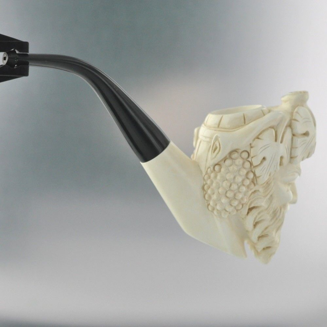 Meerschaum Large Bacchus Full Bend Tobacco Pipe By Paykoc