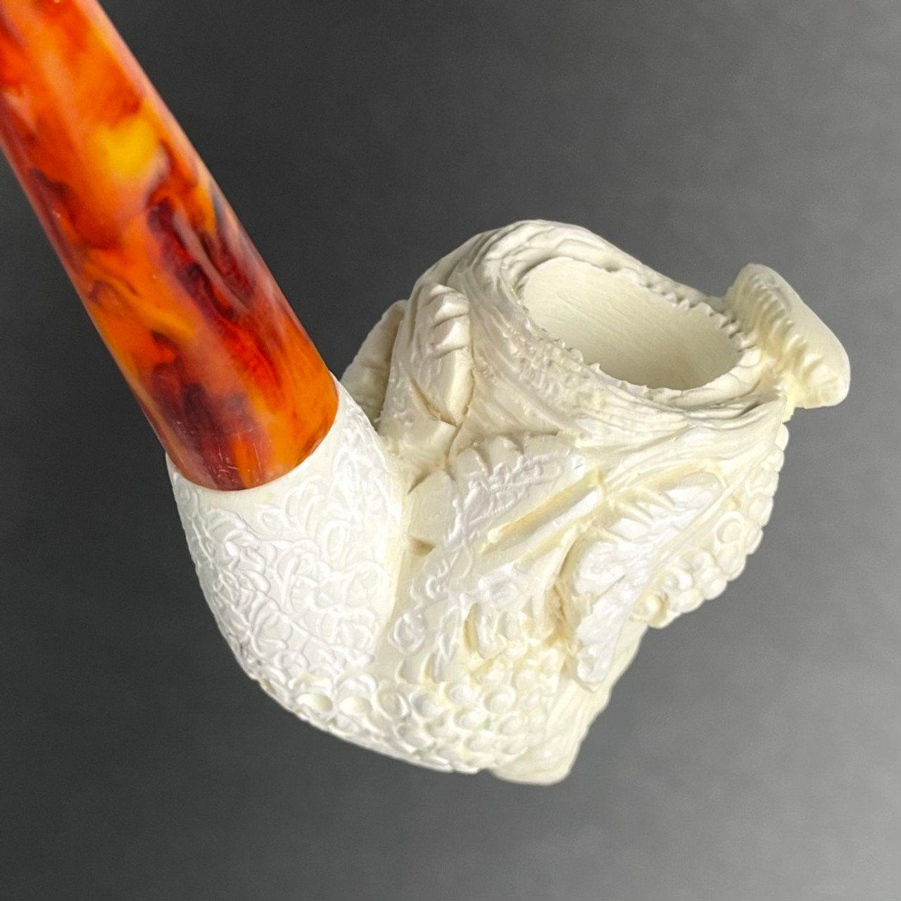 Meerschaum Bacchus 3/4 Bend Tobacco Pipe By Paykoc M10008