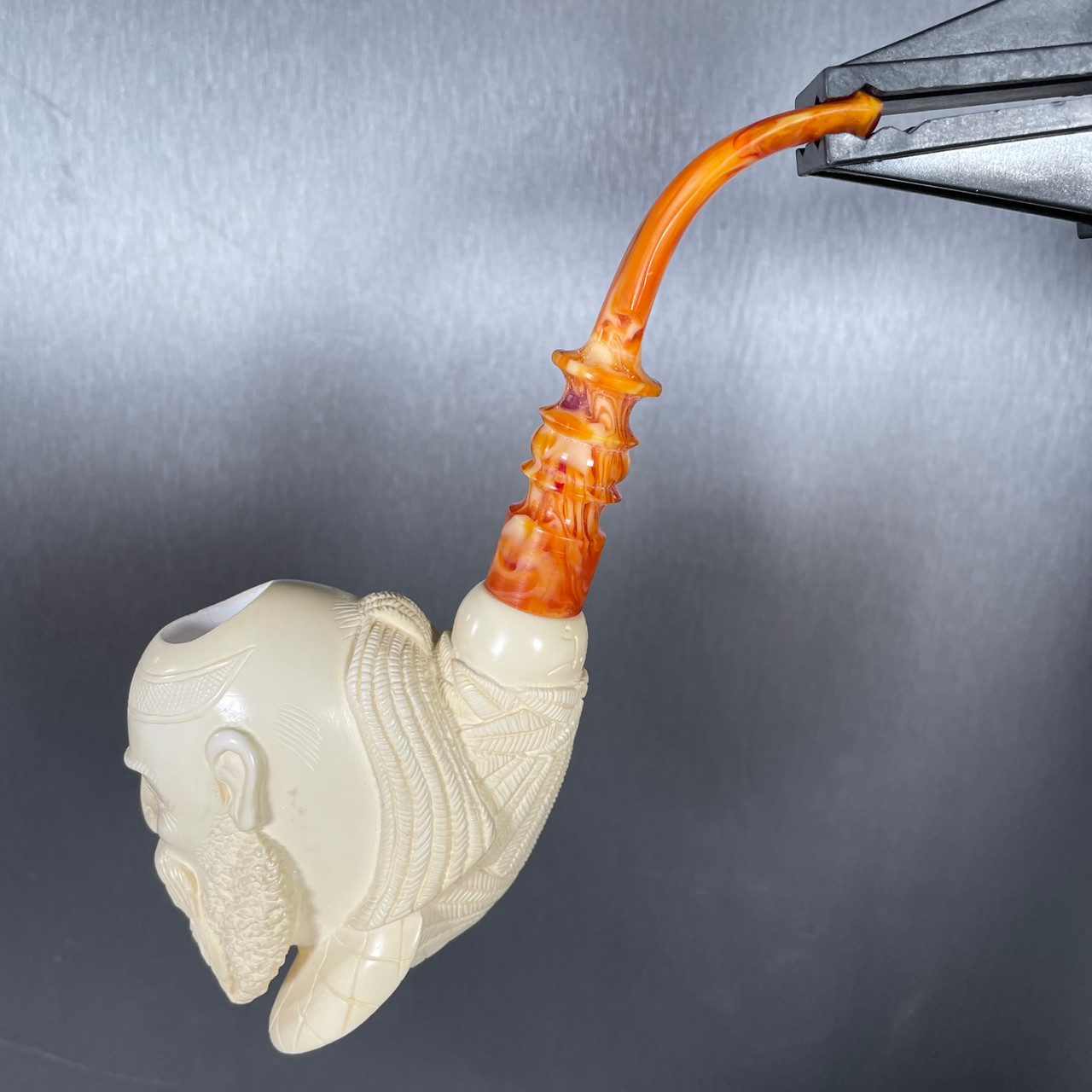 Genghis Khan Baglan Master Carver Meerschaum Pipe2022