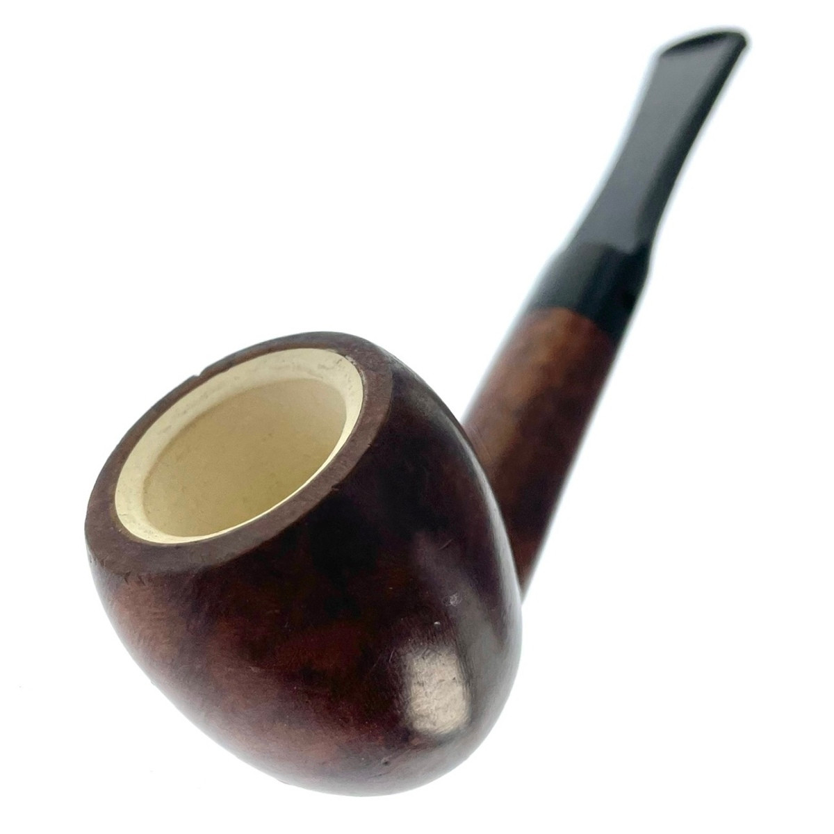 Meerschaum Lined Briar Knickerbocker Pipe - Paykoc Pipes