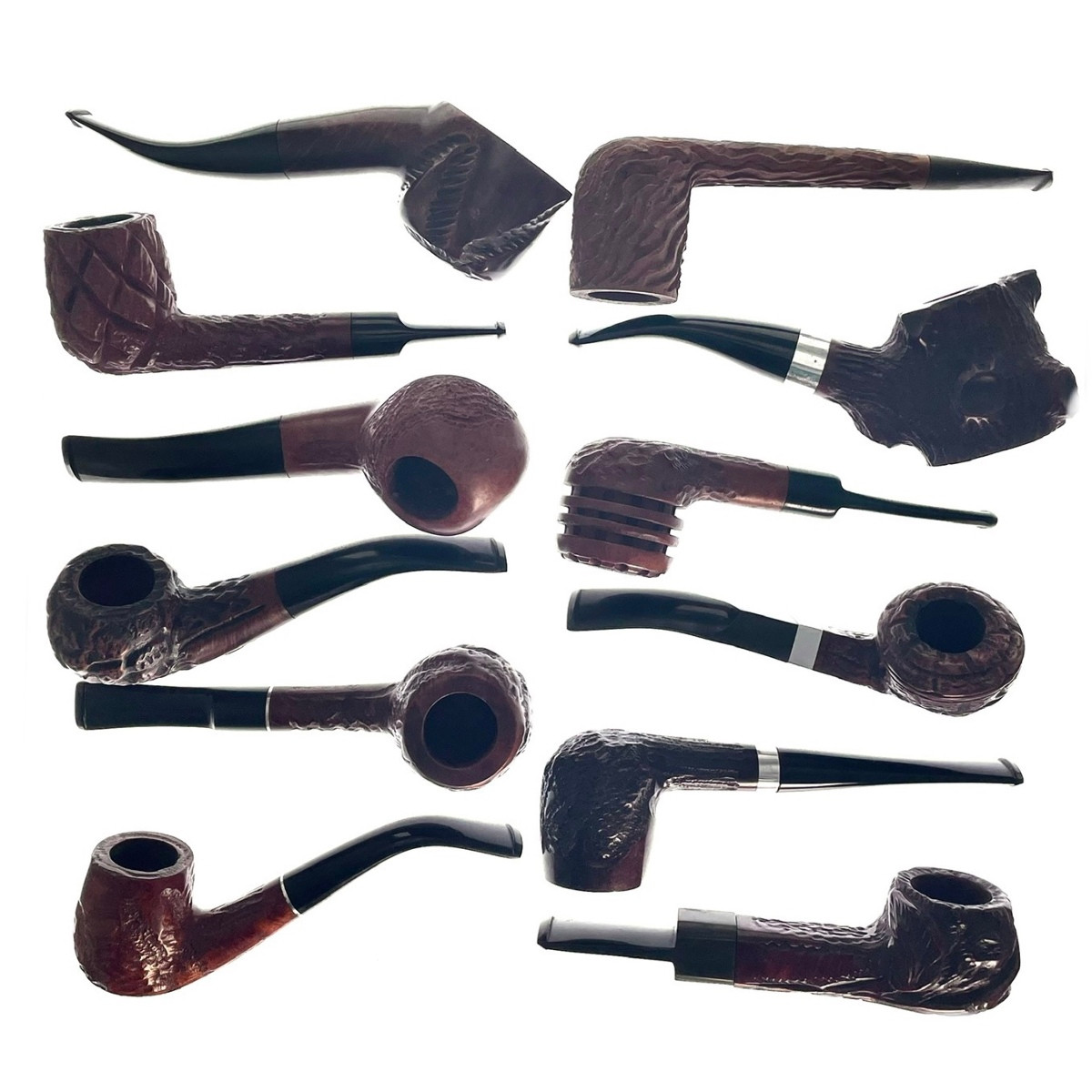 Assorted Rustic Designs Knickerbocker Antique Briar Pipe