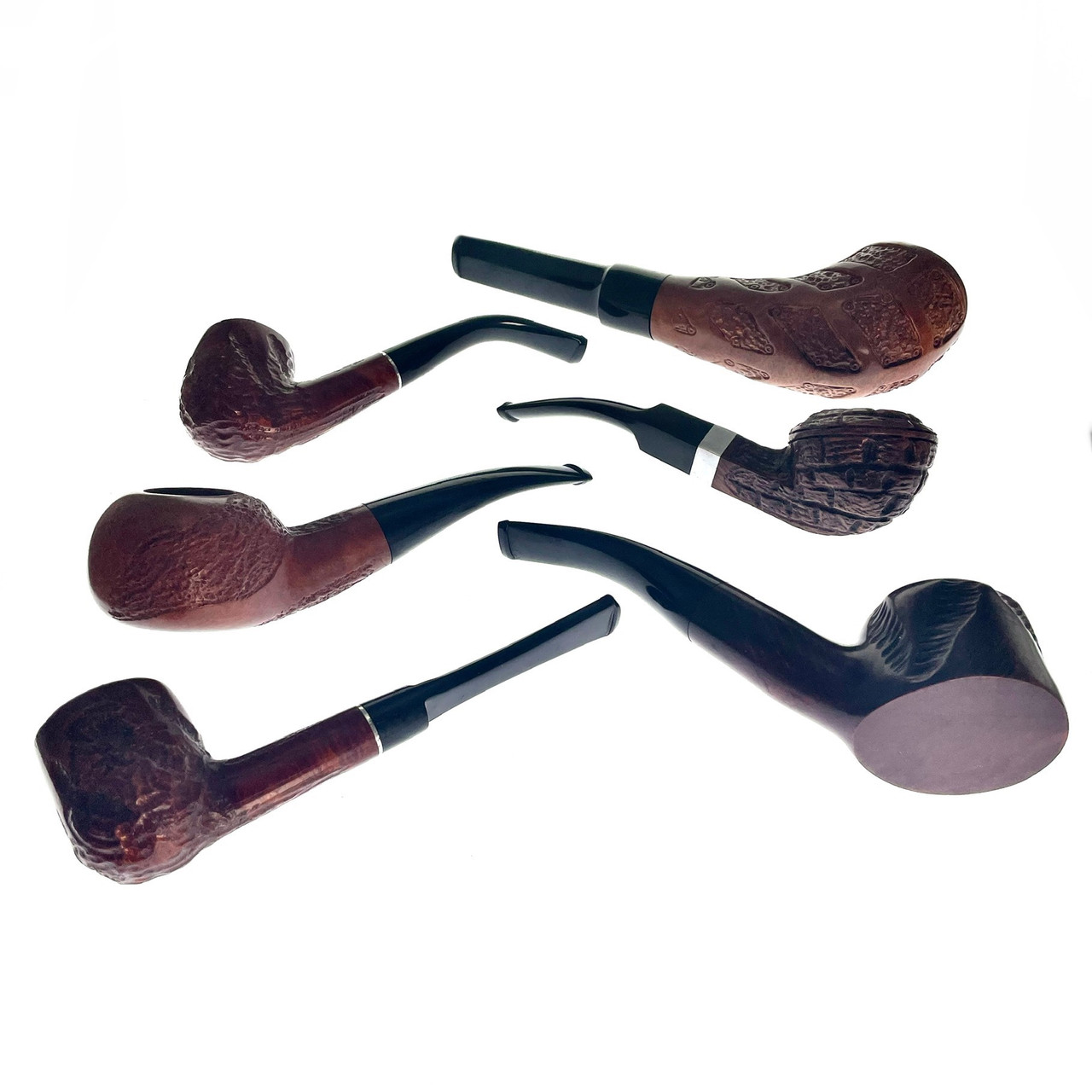 Assorted Rustic Designs Knickerbocker Antique Briar Pipe