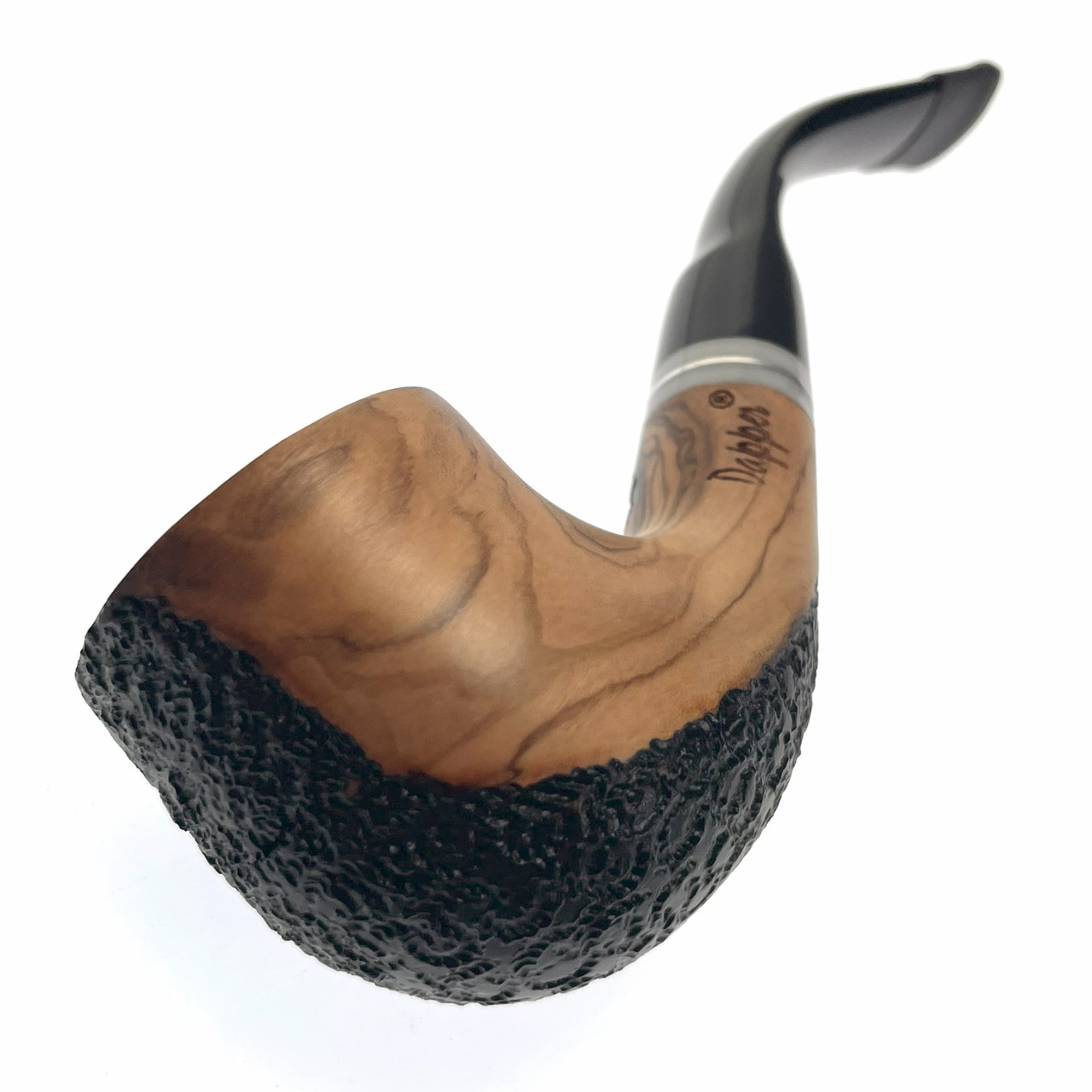 Light-grain olivewood tobacco pipe