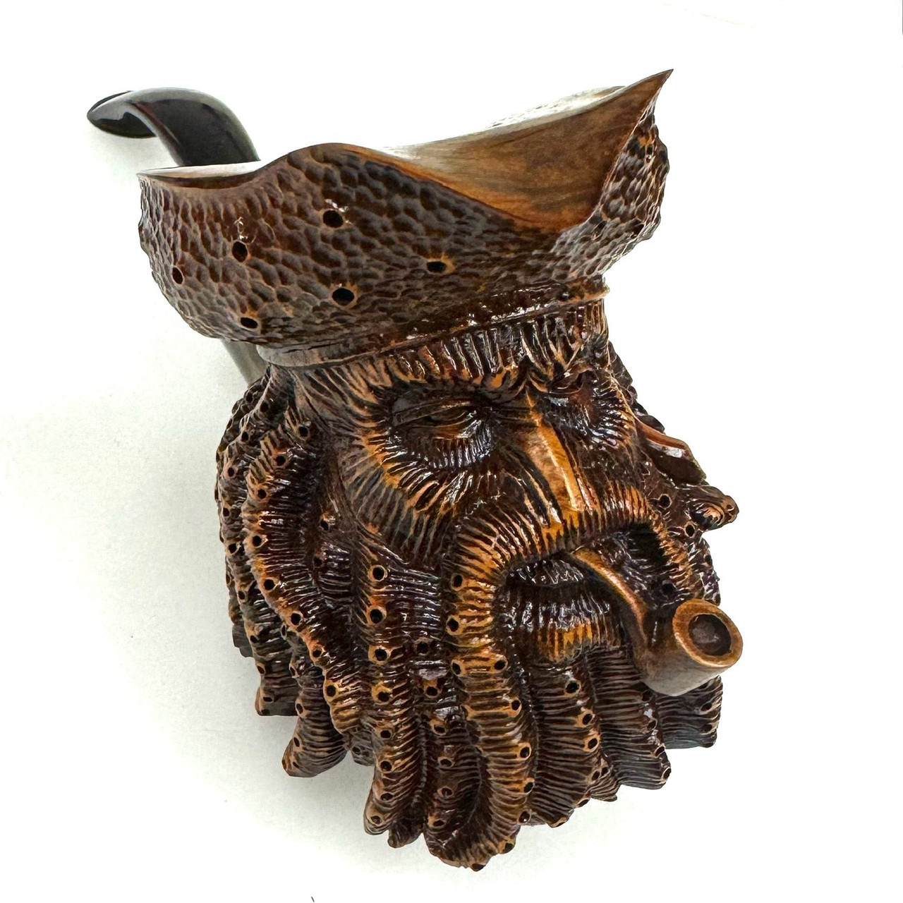 Davy Jones Bust Brair Pipe - Paykoc Pipes