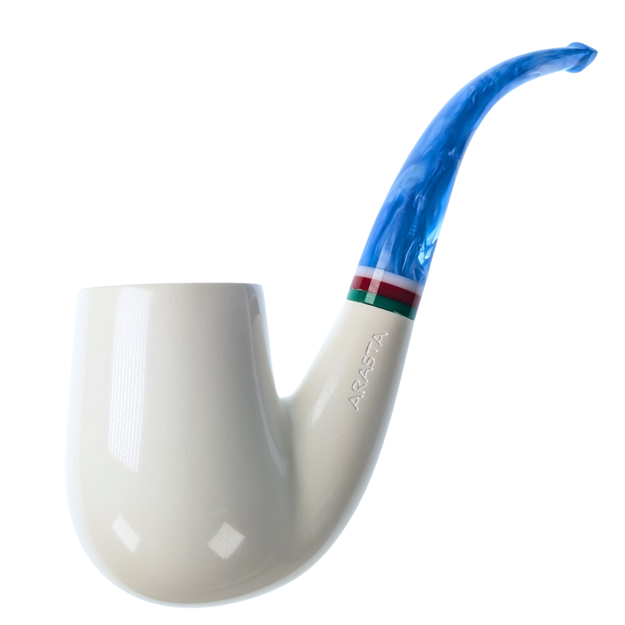 full bent tobacco pipe Meerschaum Arasta Full Bent Billiard with 