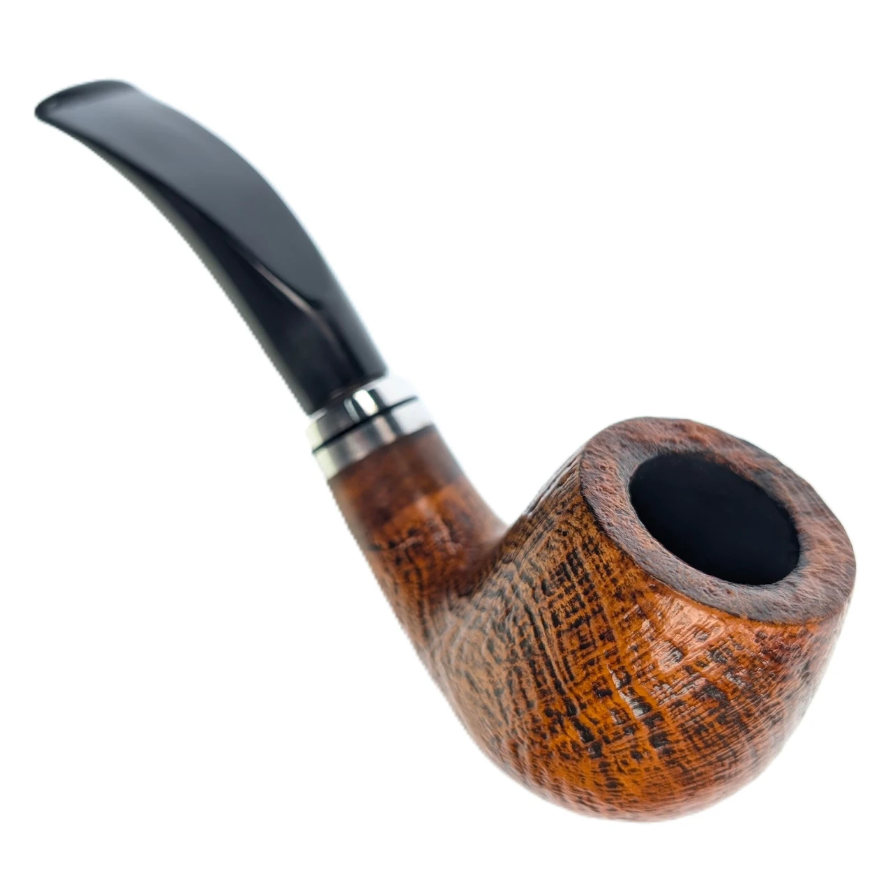 Italian briarwood bent apple pipe