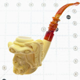 The Other Musketeer by A. Cevik Signature Meerschaum Pipe by Paykoc M97002