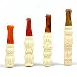 Fancy Ottoman Floral Design Cigarette Holders, Hand Carved Assorted 3"-4"