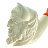 Fiddle Playing Devil Premium Meerschaum Pipe M74047
