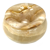 Onyx Ashtray with Wind Cover 4.75" Wide 1 Assorted