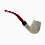 Handsome Meerschaum Pipes Push Pull Stem - Assorted Colors and Shapes Handsome Meerschaum Pipes Push Pull Stem - Assorted Colors and Shapes
