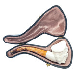 Yin Yang Skull Commando - Meerschaum Tobacco Smoking Pipe
