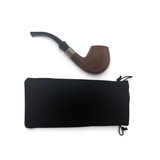 Heritage Rosewood Bent Apple Tobacco Pipe (9mm Filter)