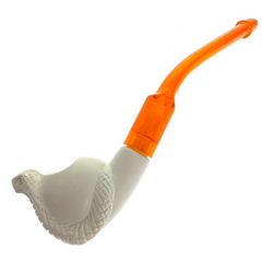 Mini Cobra Pipe With Case Paykoc Genuine Block Meerschaum M60011