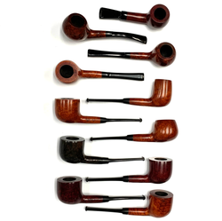Mini Bowl Briar Tobacco Pipes by Paykoc 1 Count Assorted