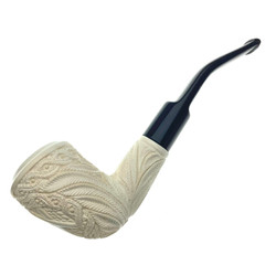 General McPoker's Floral Meerschaum Pipe by Paykoc M98020