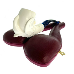 Dragon Claw Holding Egg Meerschaum Pipe 1/4 Bend By Paykoc M99020