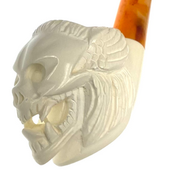 $95 Skull Goblin Meerschaum Pipes, 1 Count Assorted