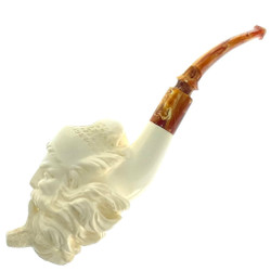 Smoking Man Meerschaum Pipe $160 1 Assorted