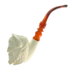 Fiddle Playing Devil Premium Meerschaum Pipe M74047