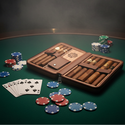 Espanol 8 Cigar Humidor Leather - Tan