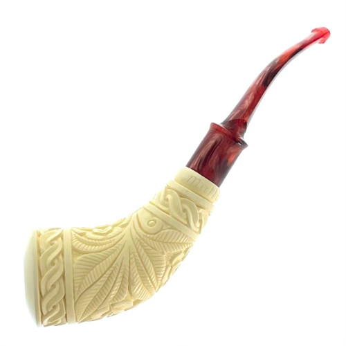 Perfect Solid Block Polished Finish Calabash Tobacco Pipe By Paykoc, M02309