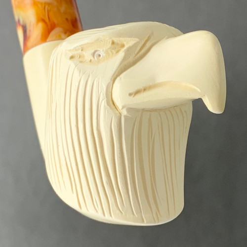 Small Eagle Meerschaum Pipe by Paykoc M00801 (Variety Pack you will receive a similar one to the Photos)
