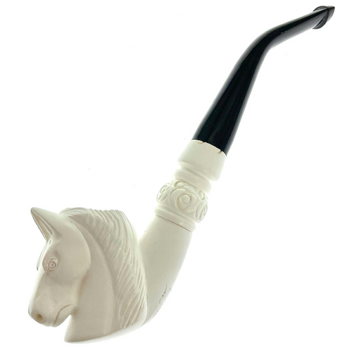 Mighty Stallion-Long Stem Meerschaum Churchwarden by Paykoc