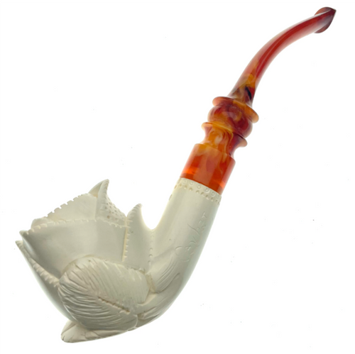 Blooming Rose Meerschaum Pipe by Paykoc M97016