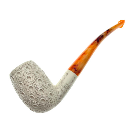 Meerschaum Classic Billiard Lattice Finish Pipe By Paykoc M02102(L)