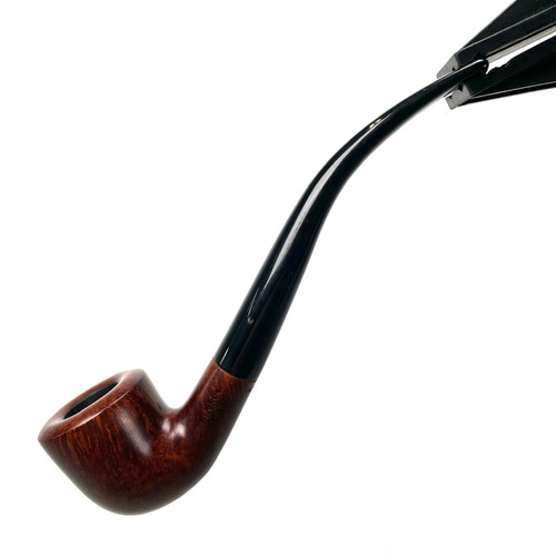 Brown 1/2 Bent Dublin Half Churchwarden Briar Pipe By Paykoc 2100-4