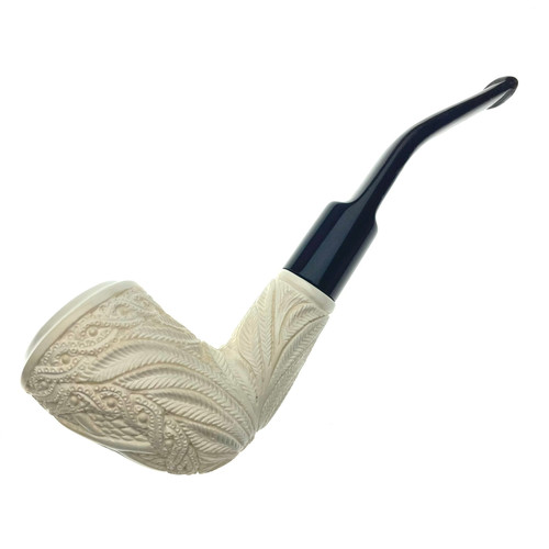 General McPoker's Floral Meerschaum Pipe by Paykoc M98020